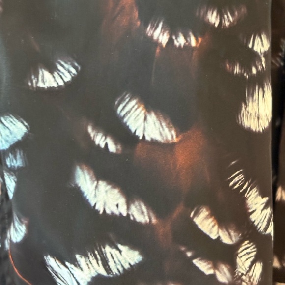 COS Atelier Feather Print Bomber Jacket Black Quilted Limited Edition Size Large - Picture 7 of 16